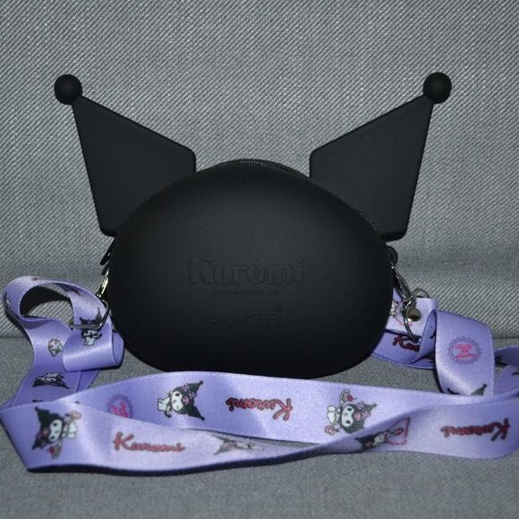 Mini Kuromi Black Crossbody Bag Gift Set Idea Kawaii Mini Notebook Bundle - Picture 4 of 11